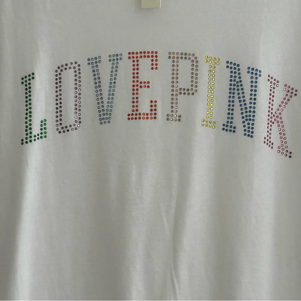 Victoria’s Secret PINK Bling T- Shirt Size XXL - Picture 2 of 4